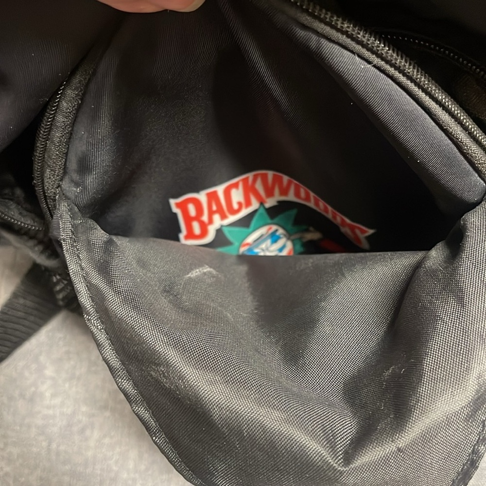Backwoods Rick Graphic Cartoon Mini Backpack - Picture 6 of 7